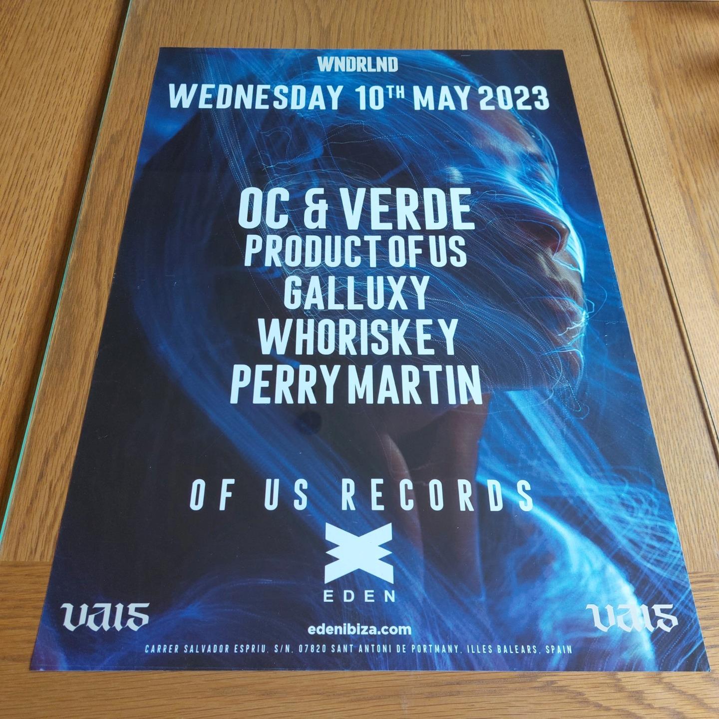 WNDRLND @ EDEN IBIZA 2023 - IBIZA CLUB POSTERS - DJ DANCE HOUSE MUSIC