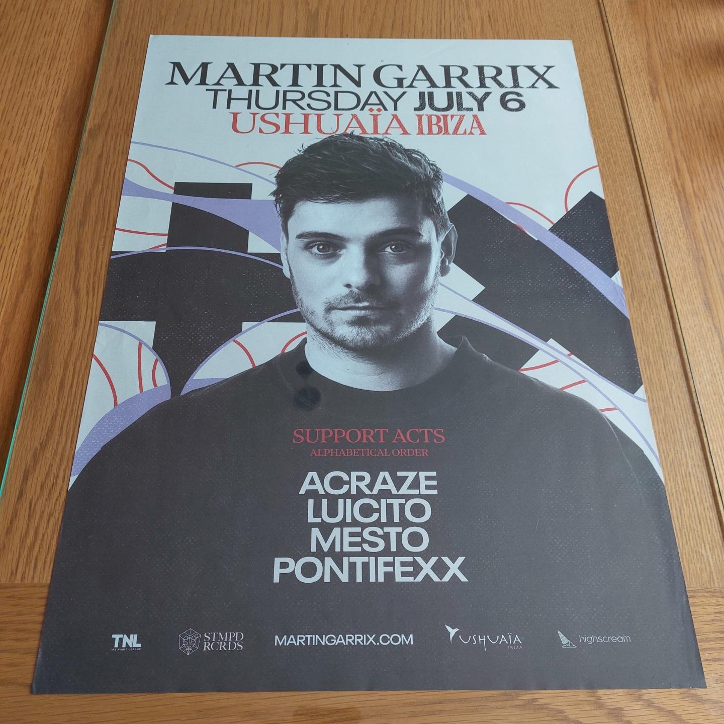 MARTIN GARRIX @ USHUAIA IBIZA 2023 - IBIZA CLUB POSTERS - DJ EDM HOUSE MUSIC - Picture 12 of 18