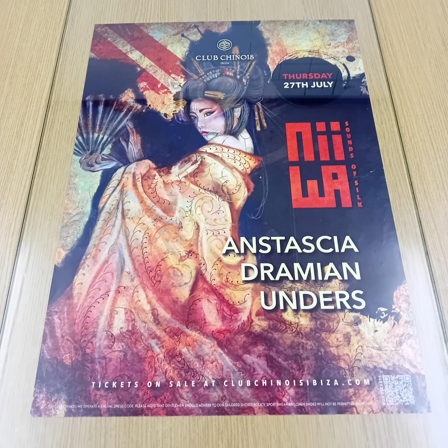 NIIWA @ CLUB CHINOIS IBIZA 2023 - IBIZA CLUB POSTERS - DJ DANCE HOUSE MUSIC - Picture 19 of 24