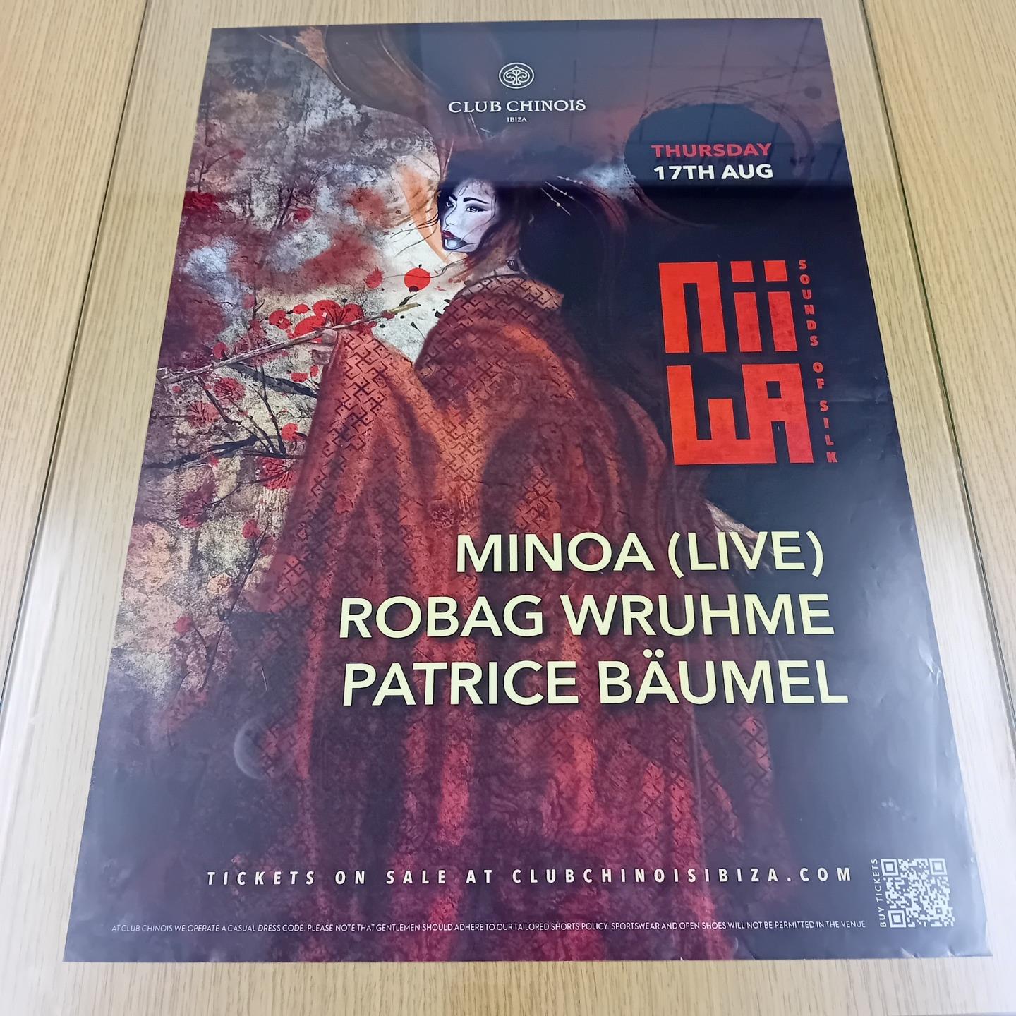 NIIWA @ CLUB CHINOIS IBIZA 2023 - IBIZA CLUB POSTERS - DJ DANCE HOUSE MUSIC - Picture 20 of 24