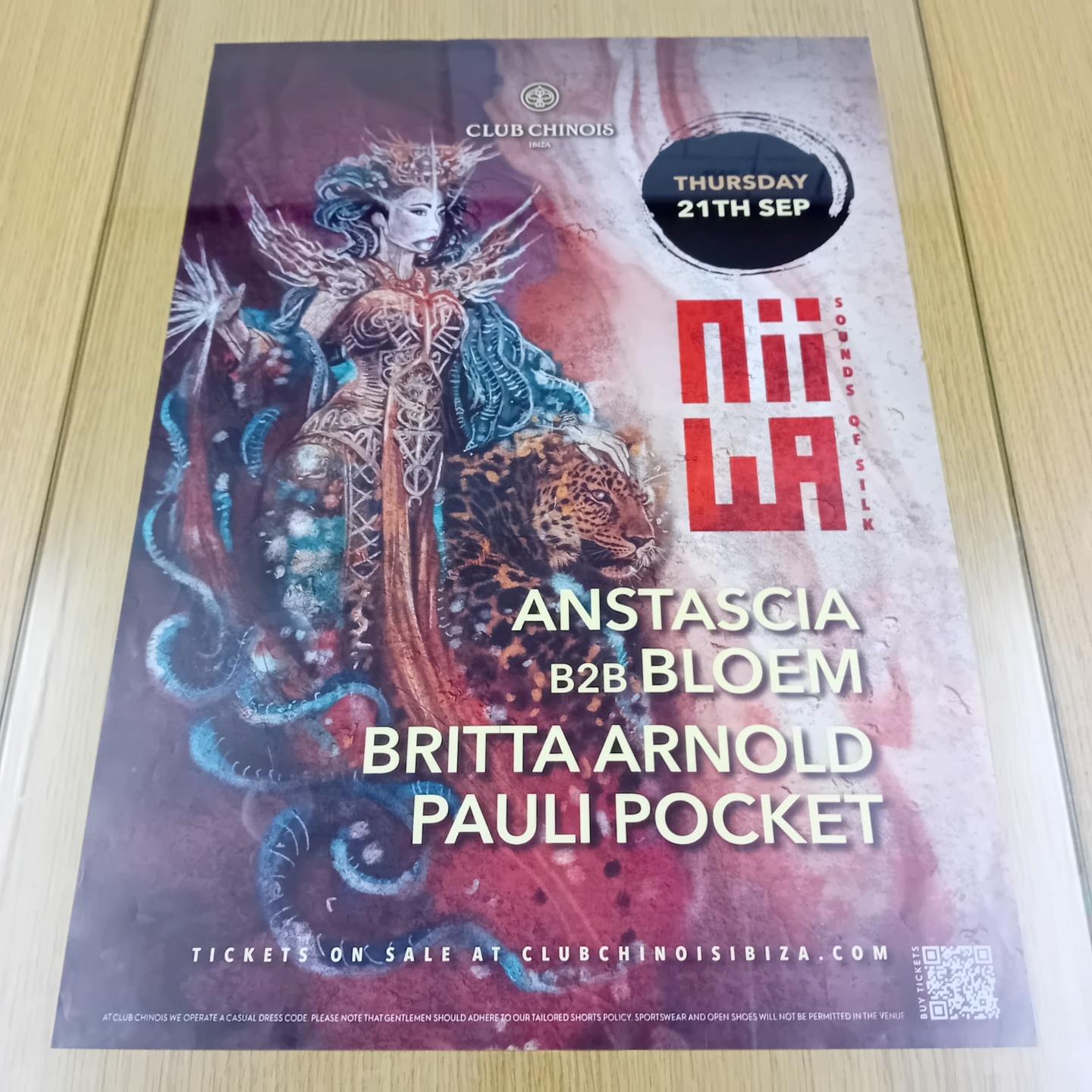 NIIWA @ CLUB CHINOIS IBIZA 2023 - IBIZA CLUB POSTERS - DJ DANCE HOUSE MUSIC - Picture 23 of 24