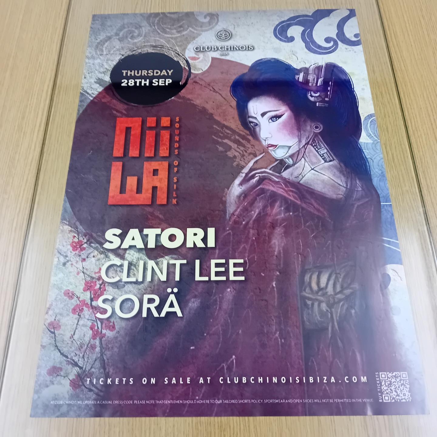 NIIWA @ CLUB CHINOIS IBIZA 2023 - IBIZA CLUB POSTERS - DJ DANCE HOUSE MUSIC - Picture 24 of 24