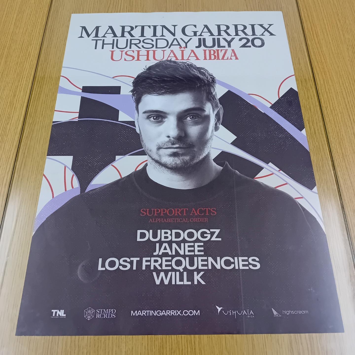 MARTIN GARRIX @ USHUAIA IBIZA 2023 - IBIZA CLUB POSTERS - DJ EDM HOUSE MUSIC - Picture 14 of 18