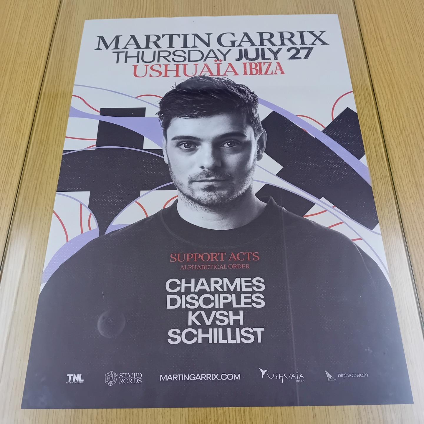 MARTIN GARRIX @ USHUAIA IBIZA 2023 - IBIZA CLUB POSTERS - DJ EDM HOUSE MUSIC - Picture 15 of 18