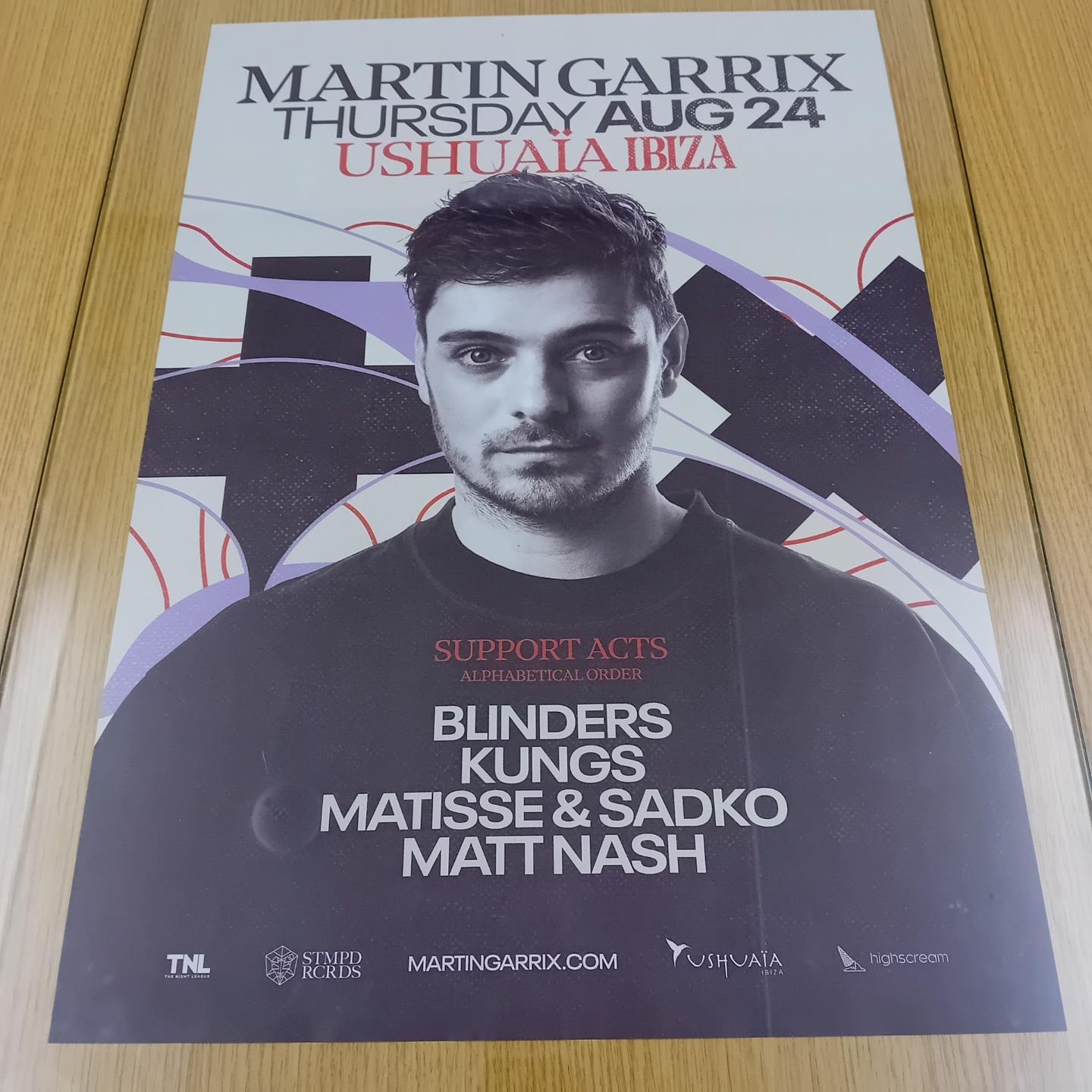 MARTIN GARRIX @ USHUAIA IBIZA 2023 - IBIZA CLUB POSTERS - DJ EDM HOUSE MUSIC - Picture 16 of 18