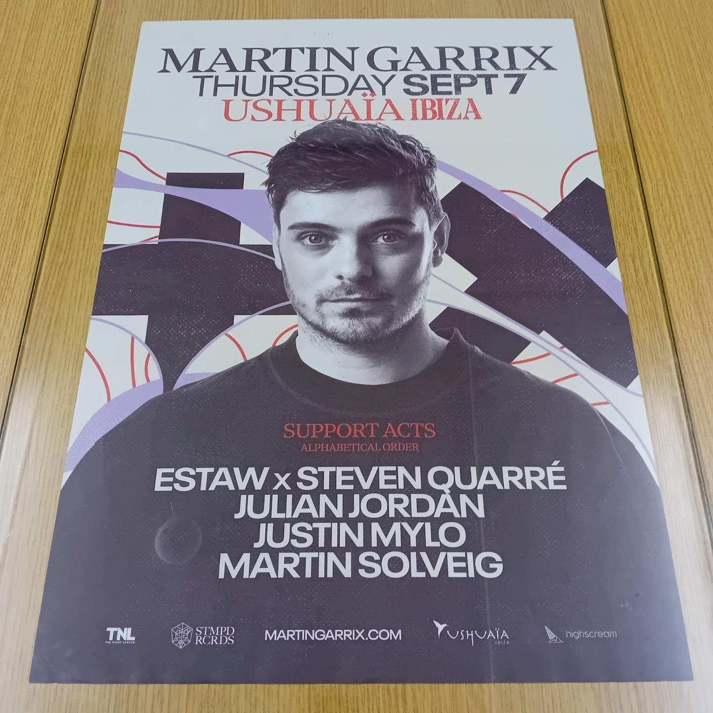 MARTIN GARRIX @ USHUAIA IBIZA 2023 - IBIZA CLUB POSTERS - DJ EDM HOUSE MUSIC - Picture 17 of 18