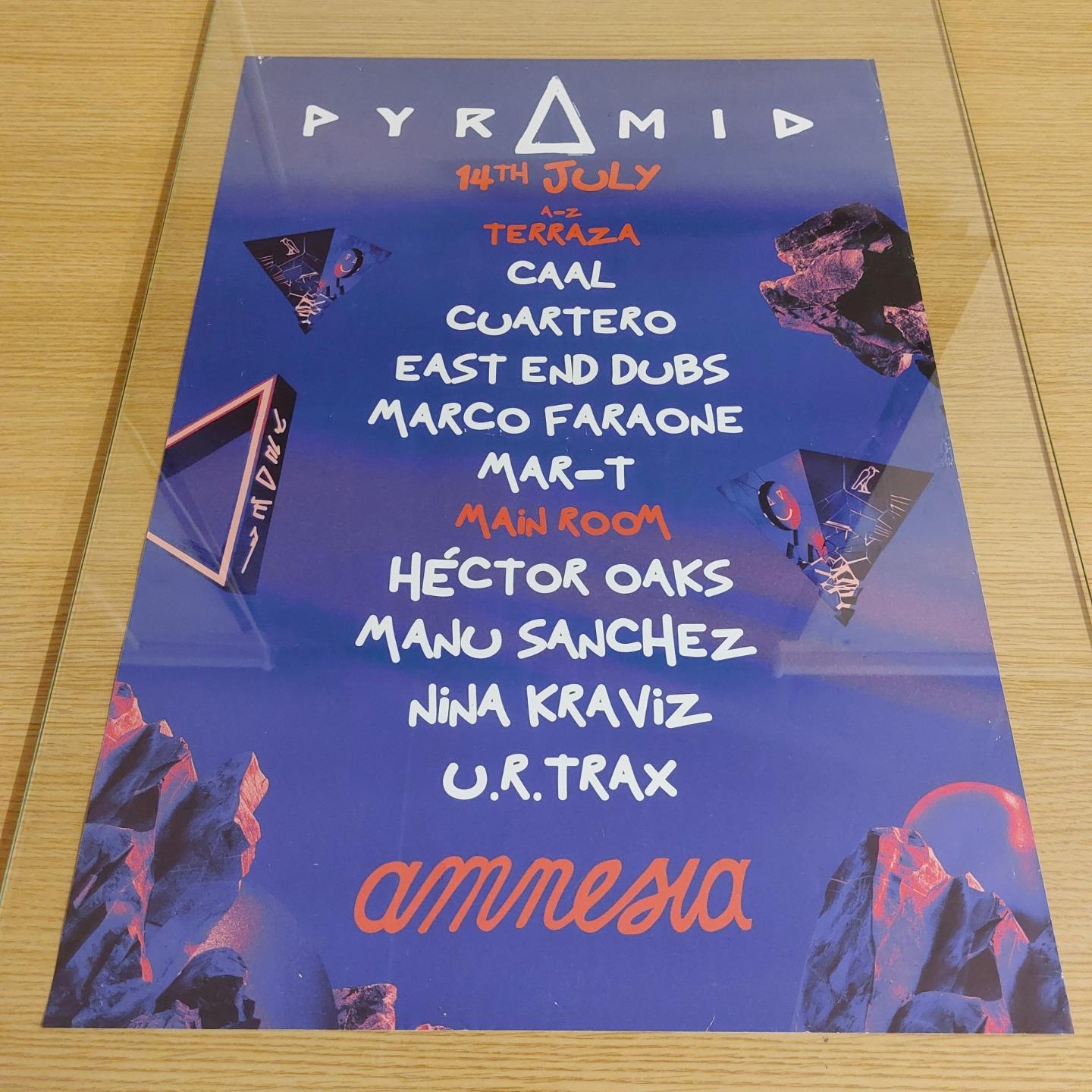 PYRAMID 2024 @ AMNESIA IBIZA - IBIZA CLUB POSTERS - DJ TECHNO HOUSE MUSIC