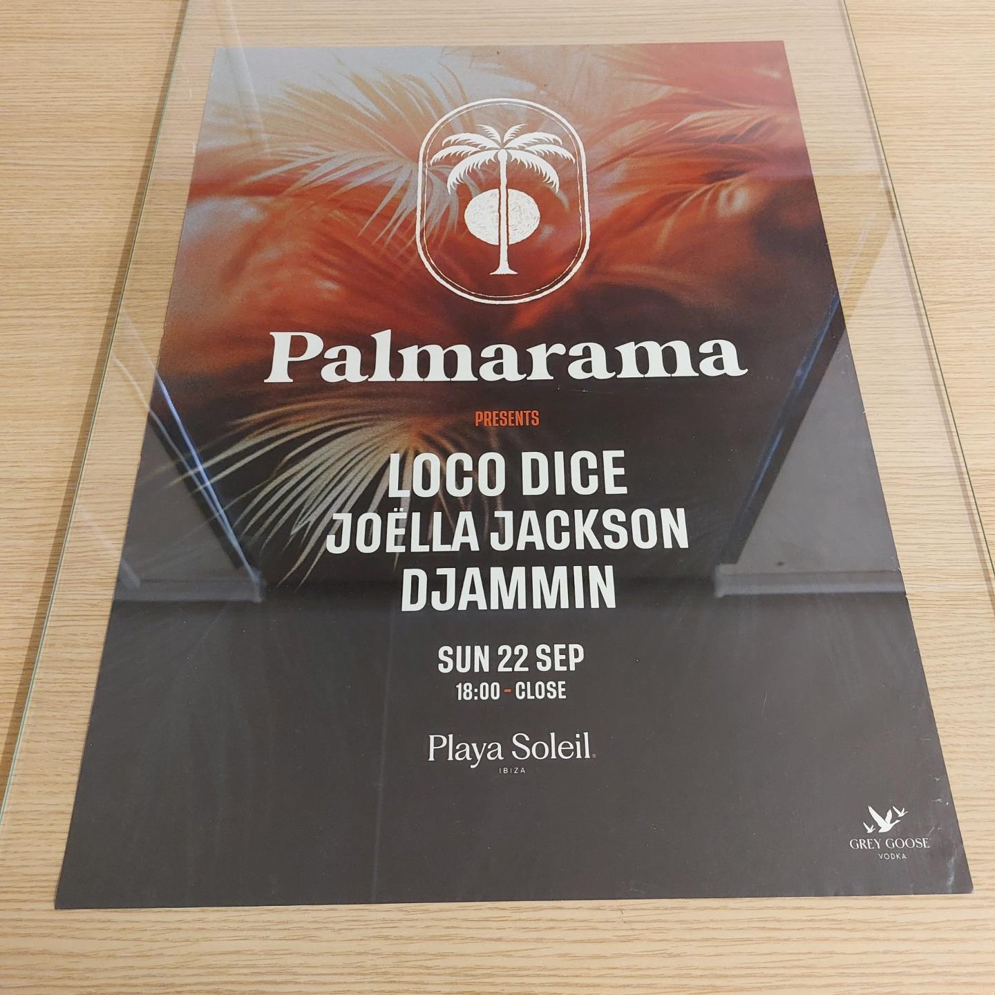 PALMARAMA 2024 @ PLAYA SOLEIL IBIZA - IBIZA CLUB POSTERS - DJ HOUSE MUSIC - Picture 9 of 10