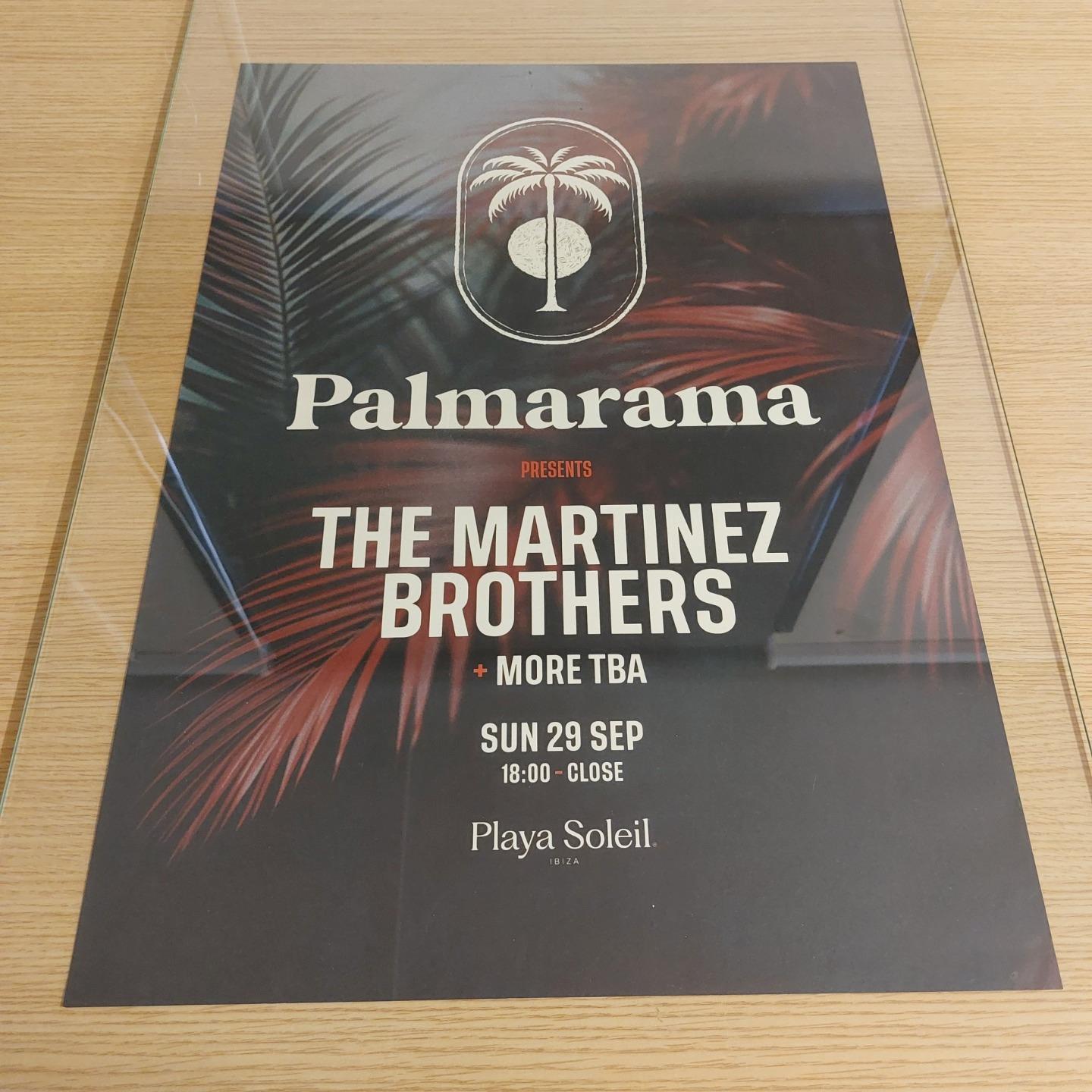PALMARAMA 2024 @ PLAYA SOLEIL IBIZA - IBIZA CLUB POSTERS - DJ HOUSE MUSIC - Picture 10 of 10