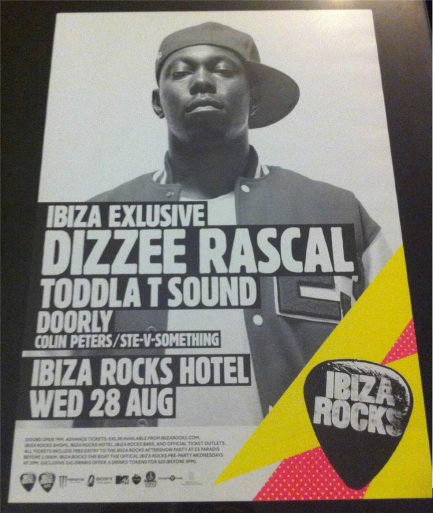 LIVE ARTISTS & BANDS 2013 @ IBIZA ROCKS HOTEL - IBIZA CLUB POSTERS - DJ MUSIC - Picture 8 of 11