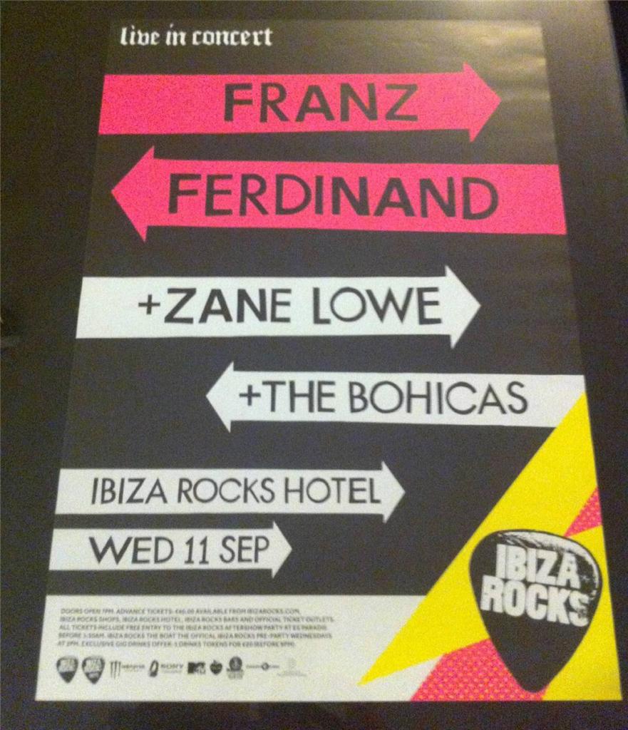 LIVE ARTISTS & BANDS 2013 @ IBIZA ROCKS HOTEL - IBIZA CLUB POSTERS - DJ MUSIC - Picture 10 of 11