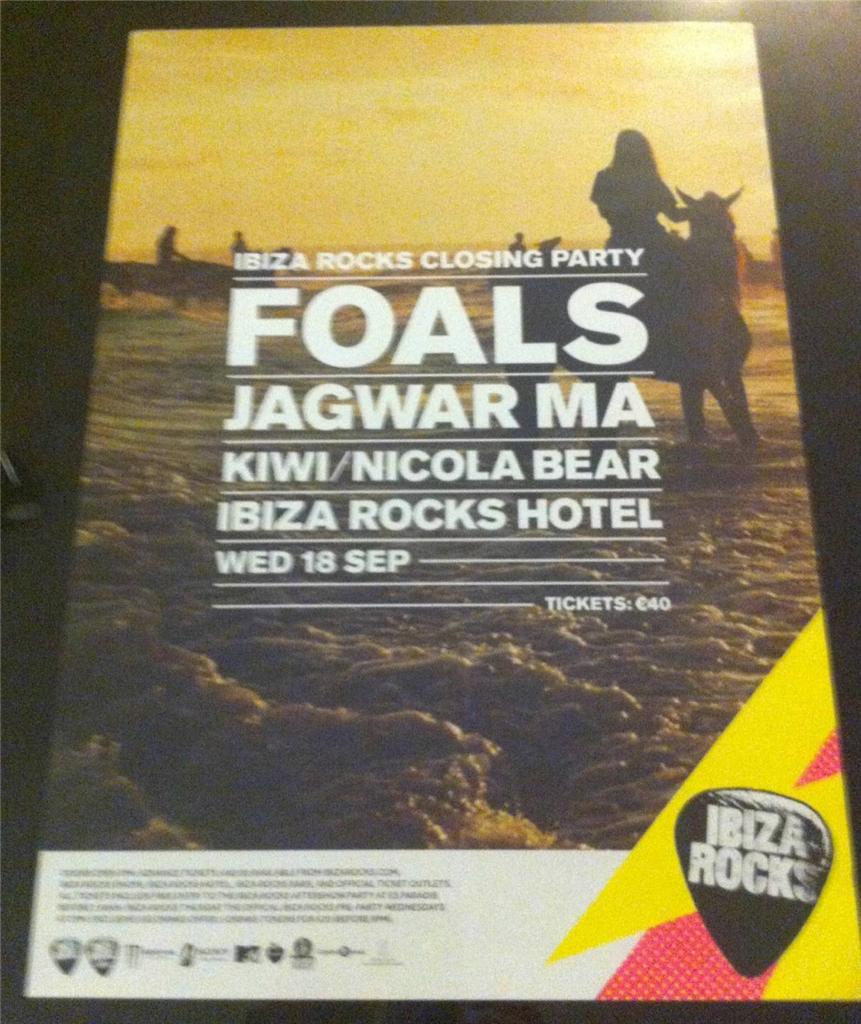 LIVE ARTISTS & BANDS 2013 @ IBIZA ROCKS HOTEL - IBIZA CLUB POSTERS - DJ MUSIC - Picture 11 of 11