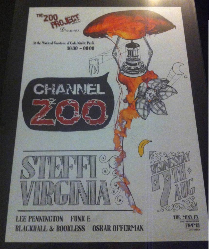 CHANNEL ZOO 2013 @ GALA NIGHT BENIMUSSA PARK - IBIZA CLUB POSTERS - ANIMALS - Picture 7 of 10
