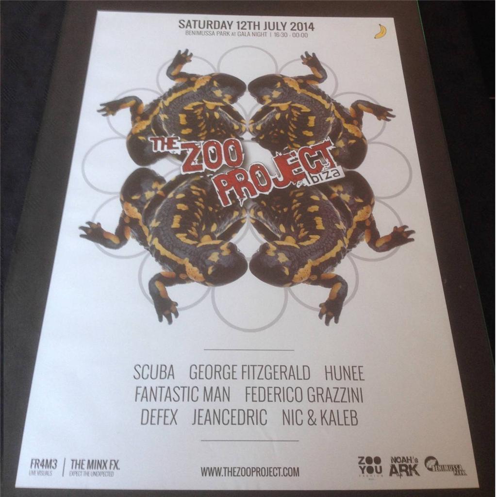 THE ZOO PROJECT 2014 @ GALA NIGHT BENIMUSSA PARK - IBIZA CLUB POSTERS - ANIMALS - Picture 9 of 19