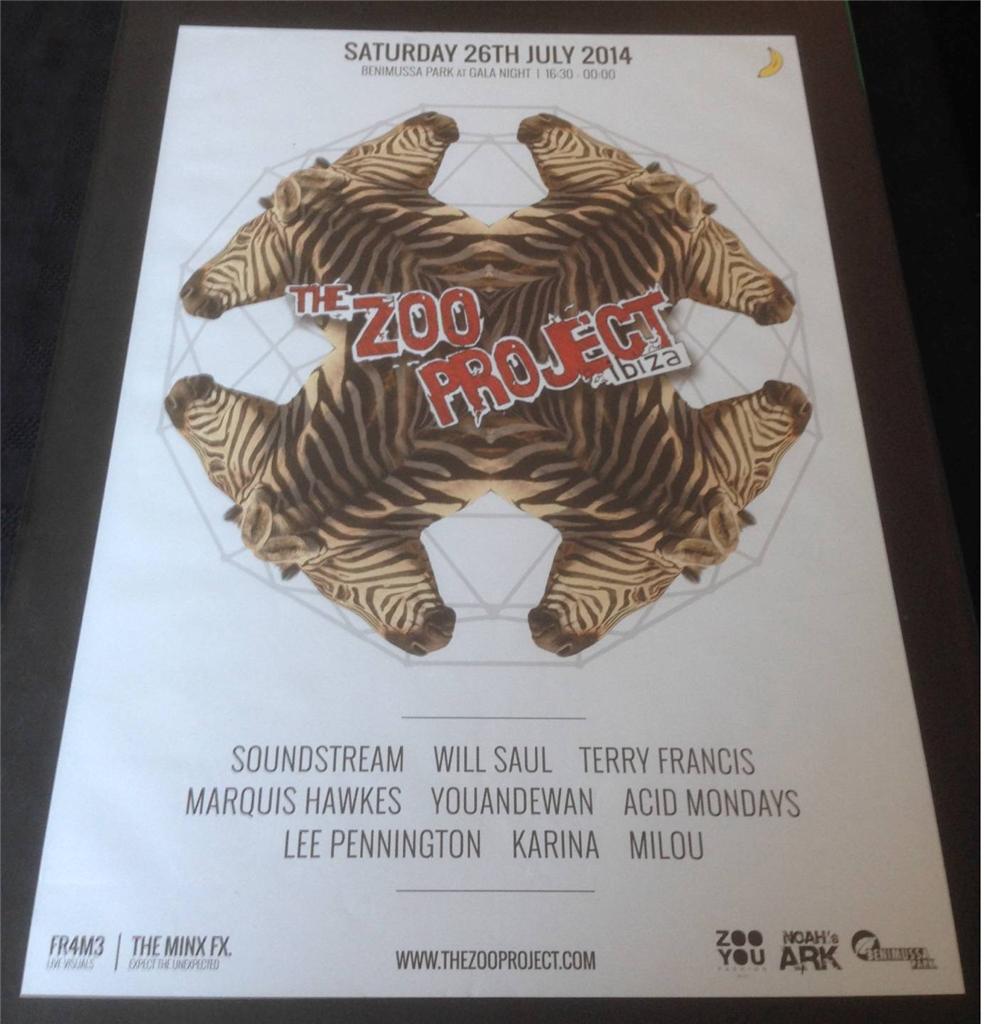 THE ZOO PROJECT 2014 @ GALA NIGHT BENIMUSSA PARK - IBIZA CLUB POSTERS - ANIMALS - Picture 11 of 19