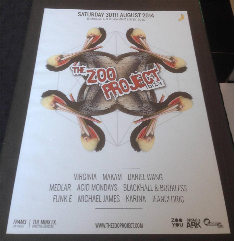 THE ZOO PROJECT 2014 @ GALA NIGHT BENIMUSSA PARK - IBIZA CLUB POSTERS - ANIMALS - Picture 15 of 19