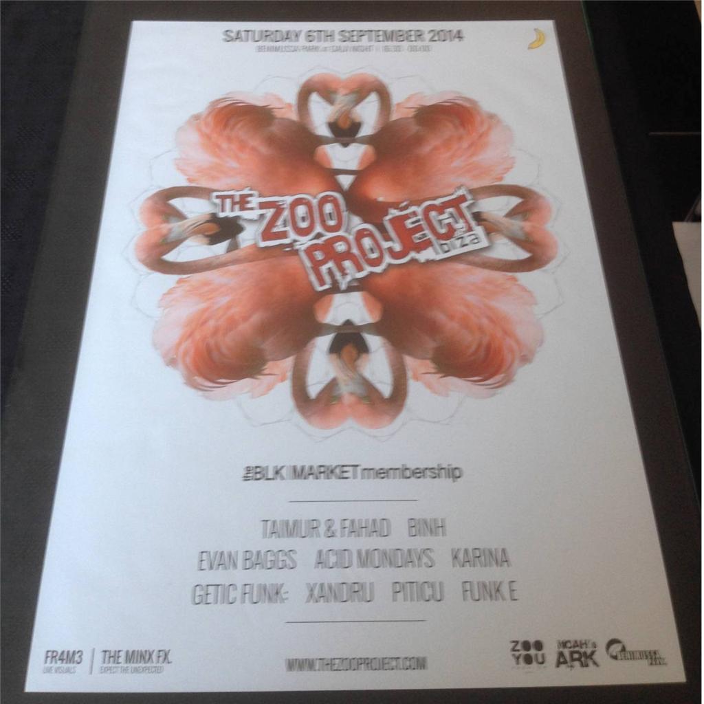 THE ZOO PROJECT 2014 @ GALA NIGHT BENIMUSSA PARK - IBIZA CLUB POSTERS - ANIMALS - Picture 16 of 19