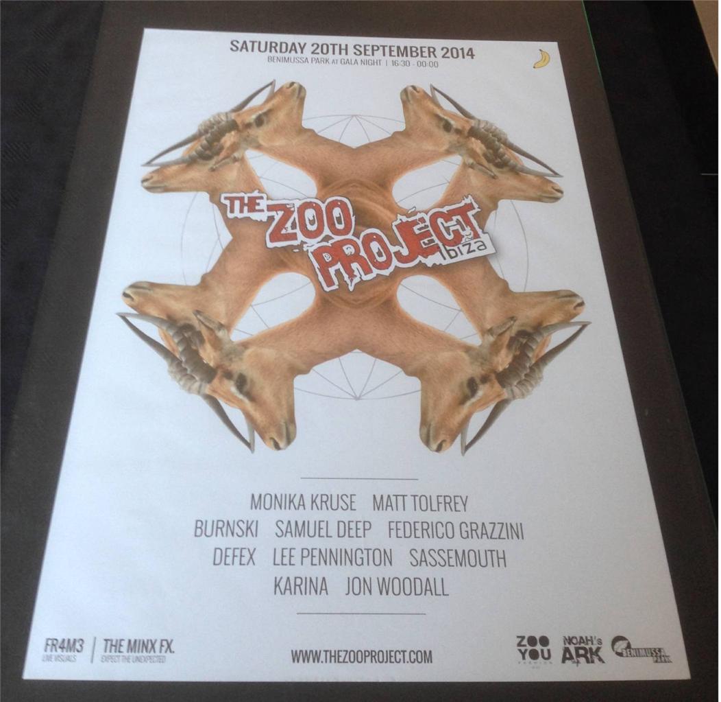 THE ZOO PROJECT 2014 @ GALA NIGHT BENIMUSSA PARK - IBIZA CLUB POSTERS - ANIMALS - Picture 18 of 19