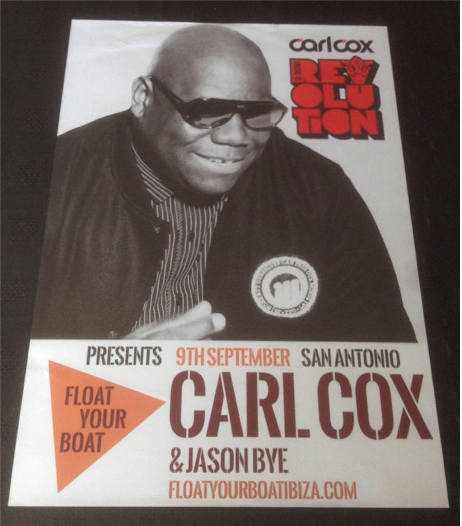 CARL COX 2014 MUSIC IS REVOLUTION @ SPACE IBIZA - IBIZA CLUB POSTERS - DJ MUSIC - Picture 17 of 17
