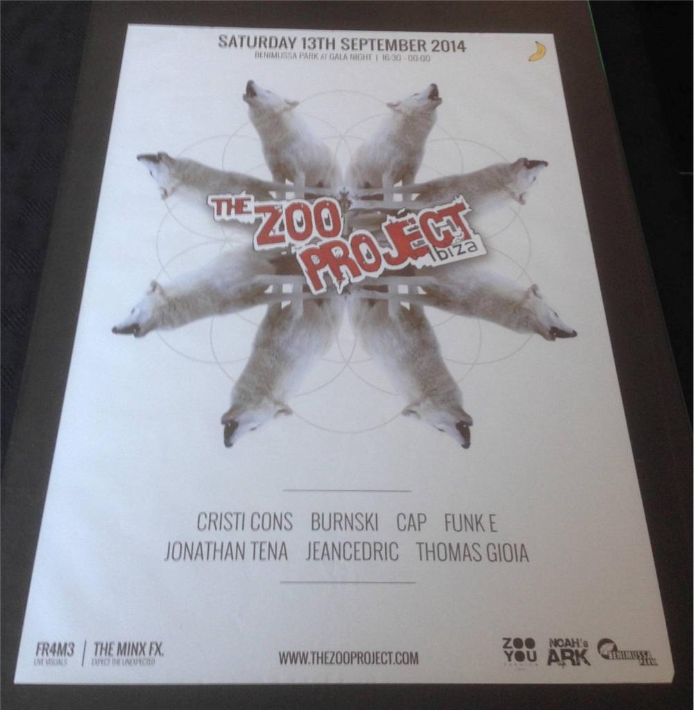 THE ZOO PROJECT 2014 @ GALA NIGHT BENIMUSSA PARK - IBIZA CLUB POSTERS - ANIMALS - Picture 17 of 19