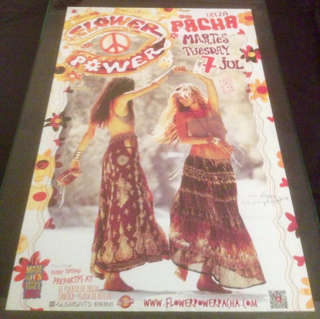 FLOWER POWER 2015 @ PACHA CLUB - IBIZA CLUB POSTERS - HIPPY 60s 70s 80s MUSIC - Picture 5 of 16