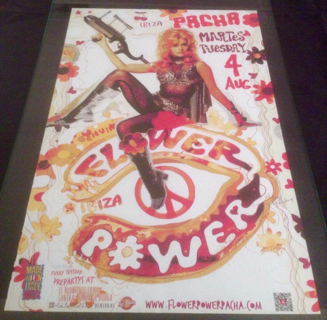 FLOWER POWER 2015 @ PACHA CLUB - IBIZA CLUB POSTERS - HIPPY 60s 70s 80s MUSIC - Picture 9 of 16