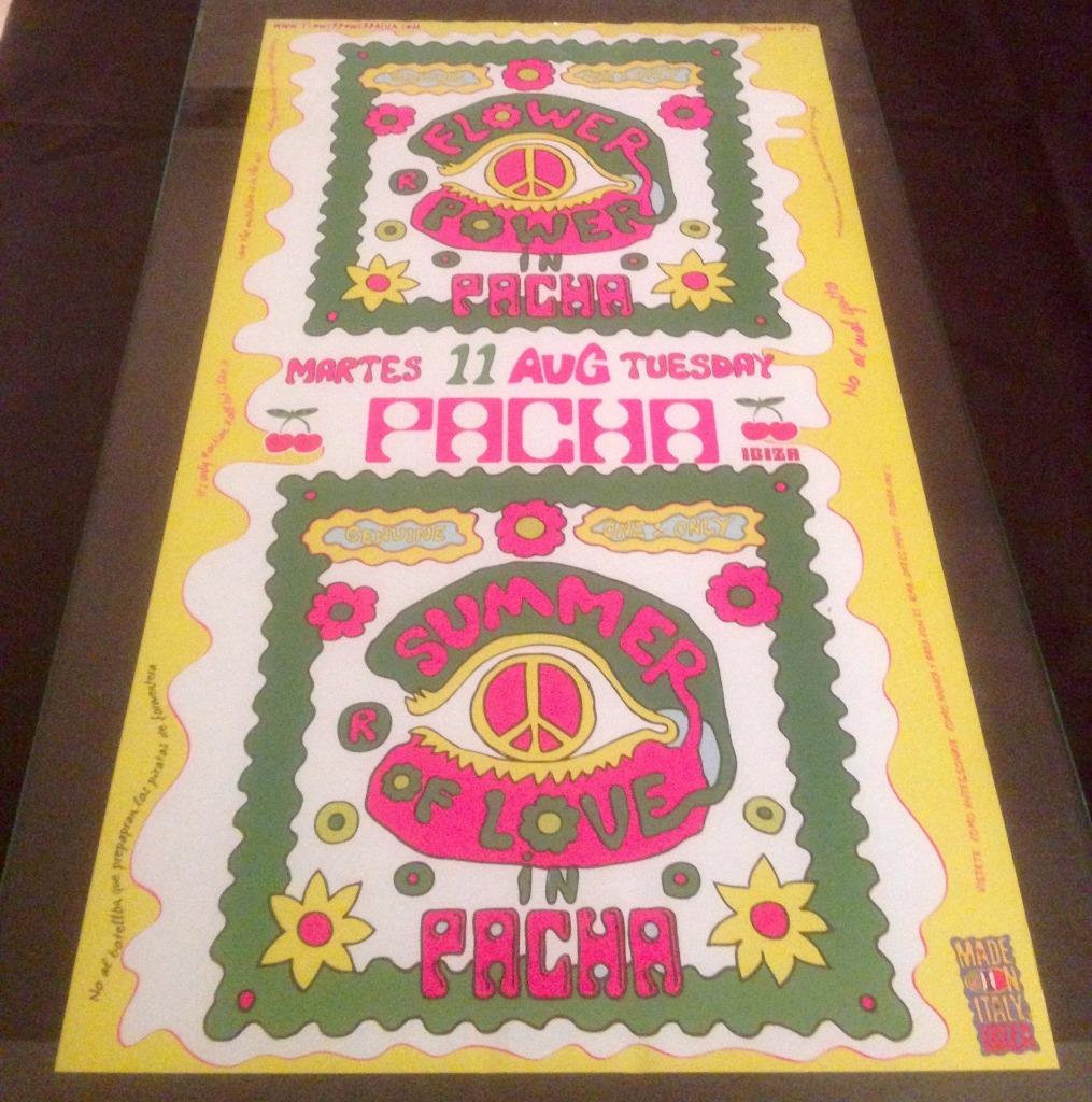 FLOWER POWER 2015 @ PACHA CLUB - IBIZA CLUB POSTERS - HIPPY 60s 70s 80s MUSIC - Picture 10 of 16