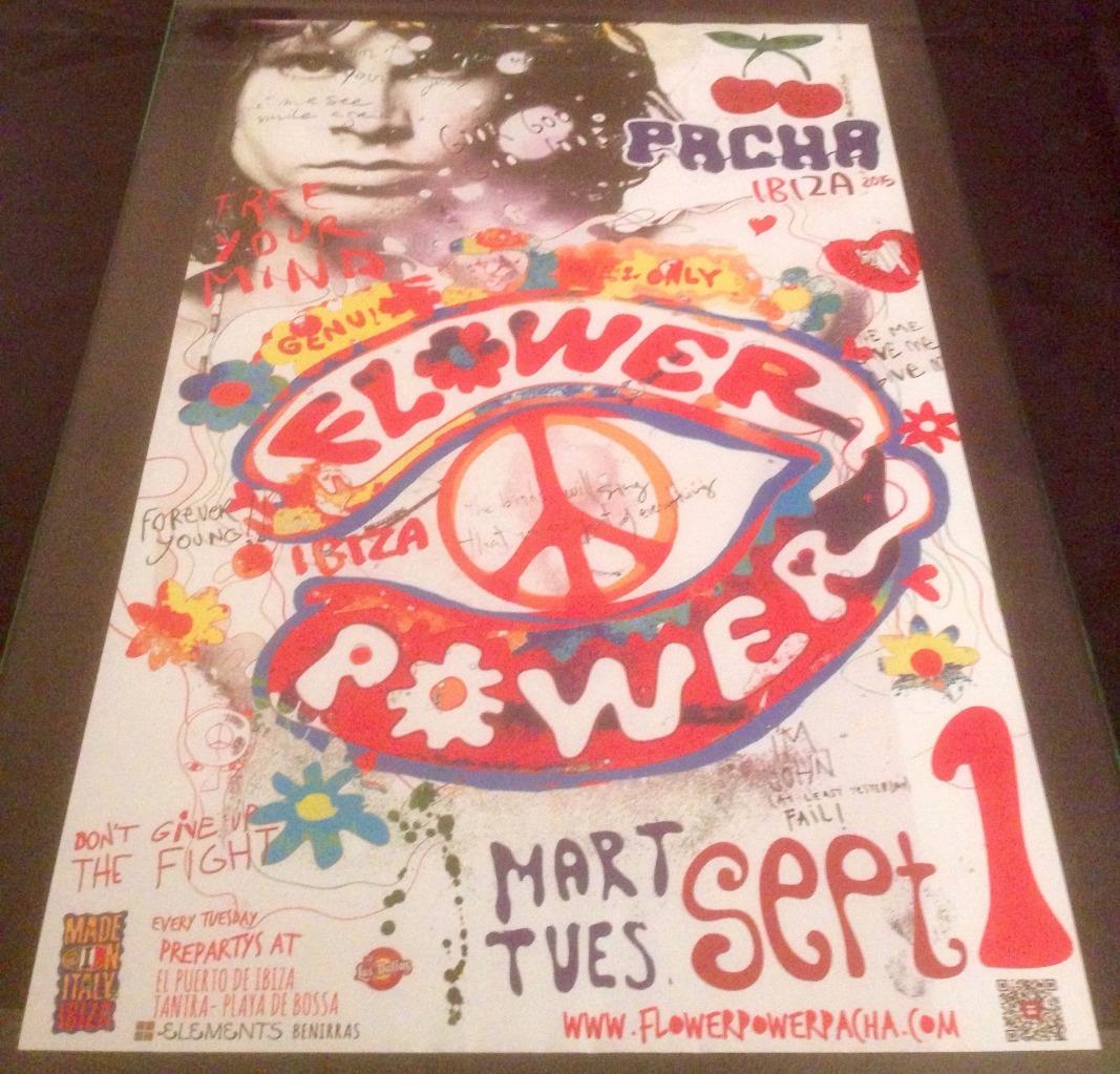 FLOWER POWER 2015 @ PACHA CLUB - IBIZA CLUB POSTERS - HIPPY 60s 70s 80s MUSIC - Picture 13 of 16