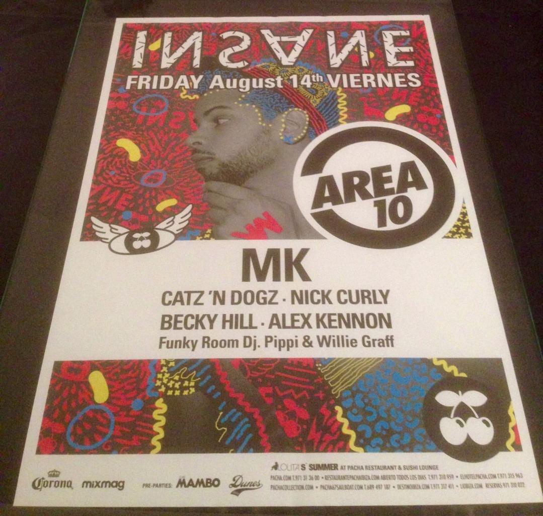 INSANE 2015 @ PACHA CLUB - IBIZA CLUB POSTERS - DEEP HOUSE TECHNO MUSIC DJ - Picture 12 of 19