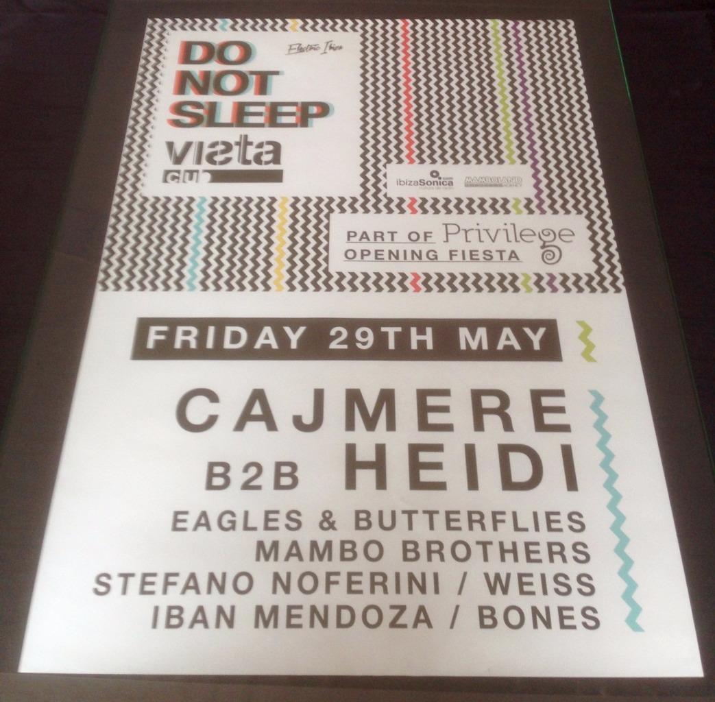 DO NOT SLEEP 2015 @ PRIVILEGE CLUB - IBIZA CLUB POSTERS - HOUSE MUSIC DJ - Picture 2 of 12