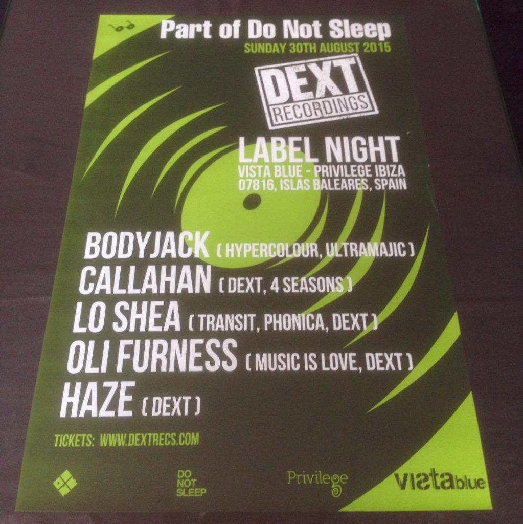 DO NOT SLEEP 2015 @ PRIVILEGE CLUB - IBIZA CLUB POSTERS - HOUSE MUSIC DJ - Picture 11 of 12