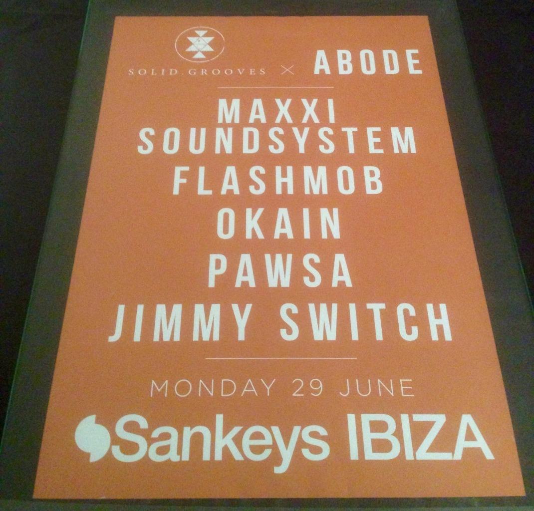 OPENING / ABODE / OTHERS / CLOSING 2015 @ SANKEYS CLUB - IBIZA CLUB POSTERS - DJ - Picture 6 of 11