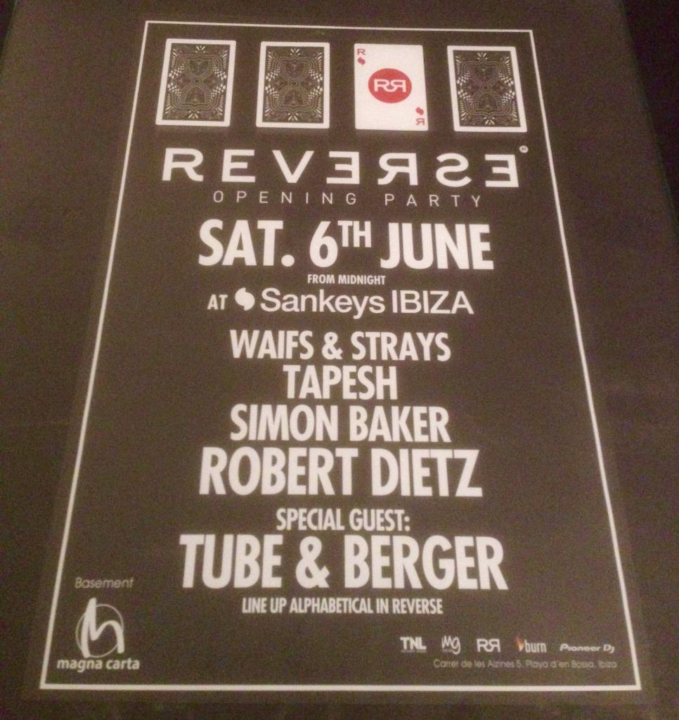REVERSE 2015 @ SANKEYS CLUB - IBIZA CLUB POSTERS - HOUSE MUSIC DJ - Picture 2 of 15