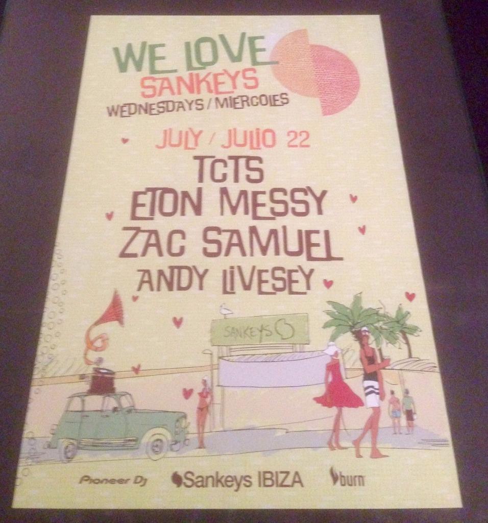 WE LOVE 2015 @ SANKEYS CLUB - IBIZA CLUB POSTERS - DJ HOUSE DANCE MUSIC RAVE - Picture 8 of 17