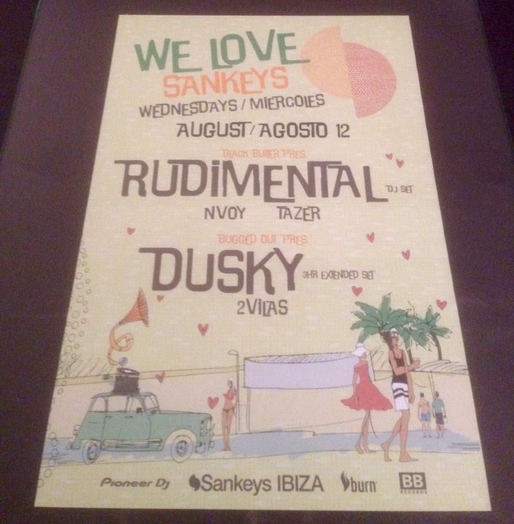 WE LOVE 2015 @ SANKEYS CLUB - IBIZA CLUB POSTERS - DJ HOUSE DANCE MUSIC RAVE - Picture 9 of 17