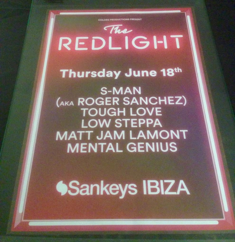 REDLIGHT 2015 @ SANKEYS CLUB - IBIZA CLUB POSTERS - DJ GARAGE GRIME MUSIC