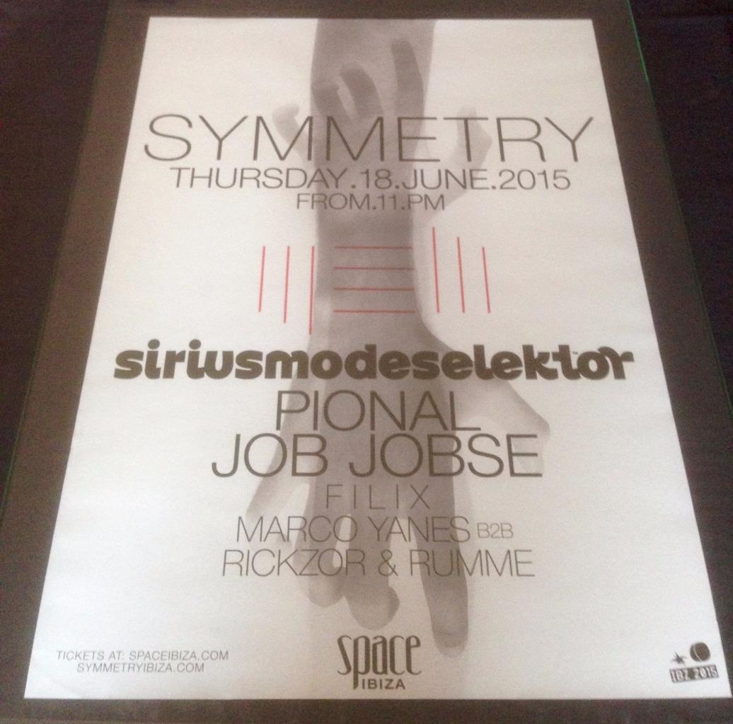 SYMMETRY / WYS / DO NOT SLEEP / OTHERS @ SPACE IBIZA - IBIZA CLUB POSTERS - DJ - Picture 7 of 9