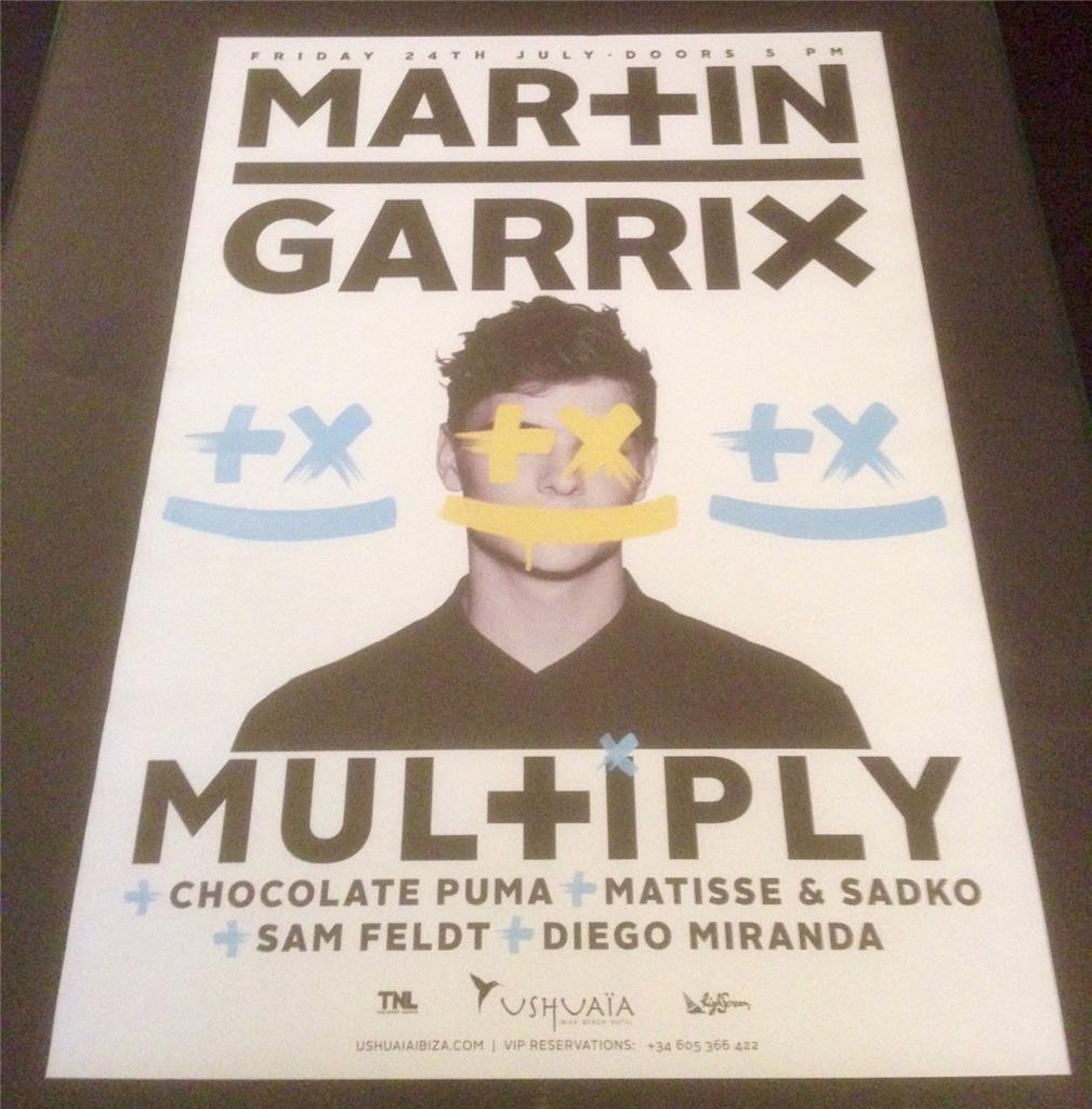 MARTIN GARRIX 2015 MULTIPLY @ USHUAIA BEACH HOTEL - IBIZA CLUB POSTERS - EDM DJ - Picture 4 of 9