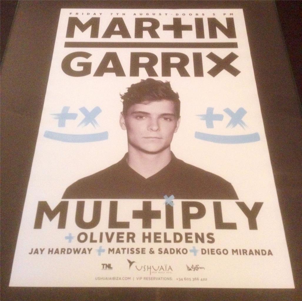 MARTIN GARRIX 2015 MULTIPLY @ USHUAIA BEACH HOTEL - IBIZA CLUB POSTERS - EDM DJ - Picture 5 of 9