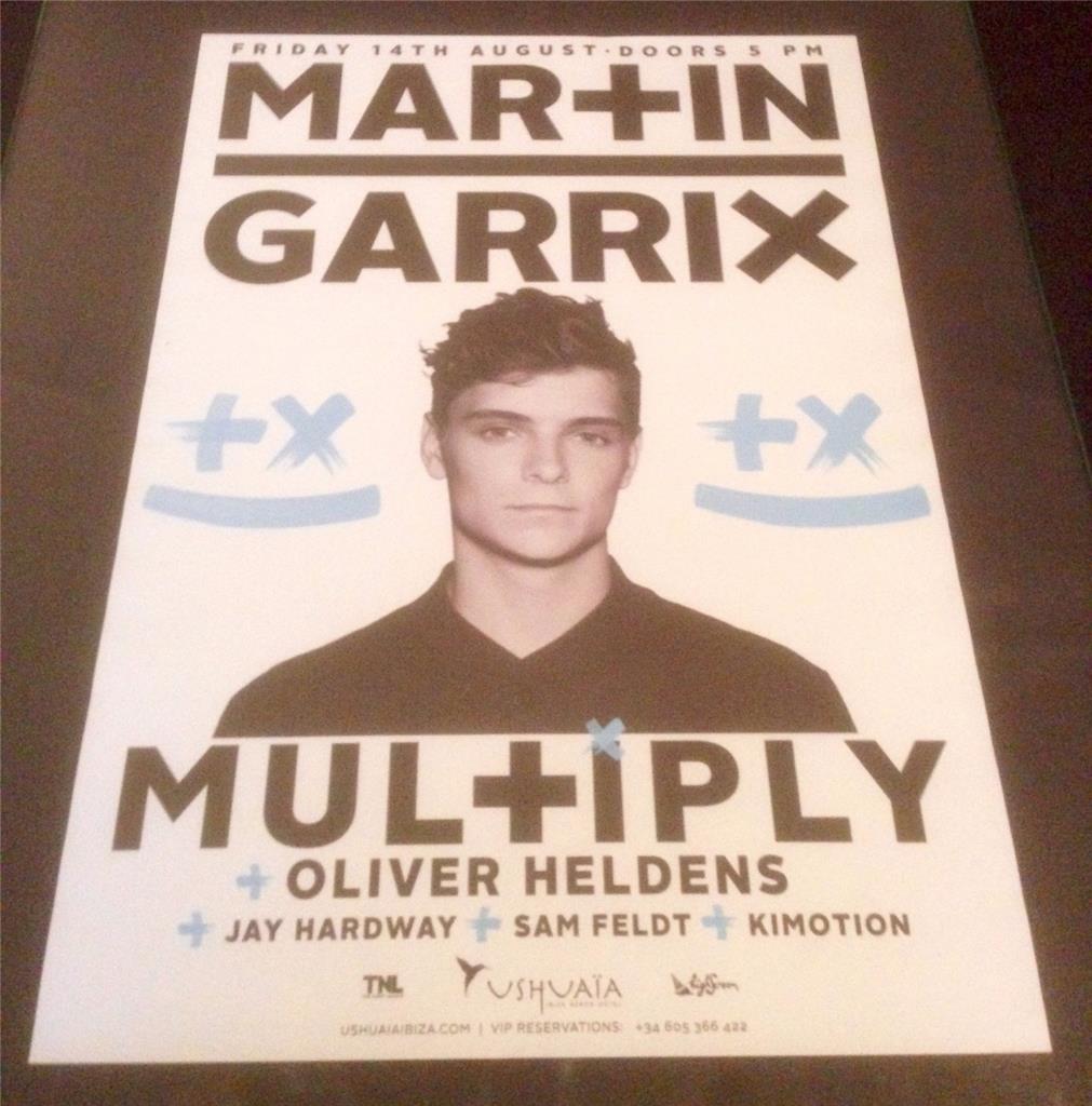 MARTIN GARRIX 2015 MULTIPLY @ USHUAIA BEACH HOTEL - IBIZA CLUB POSTERS - EDM DJ - Picture 6 of 9