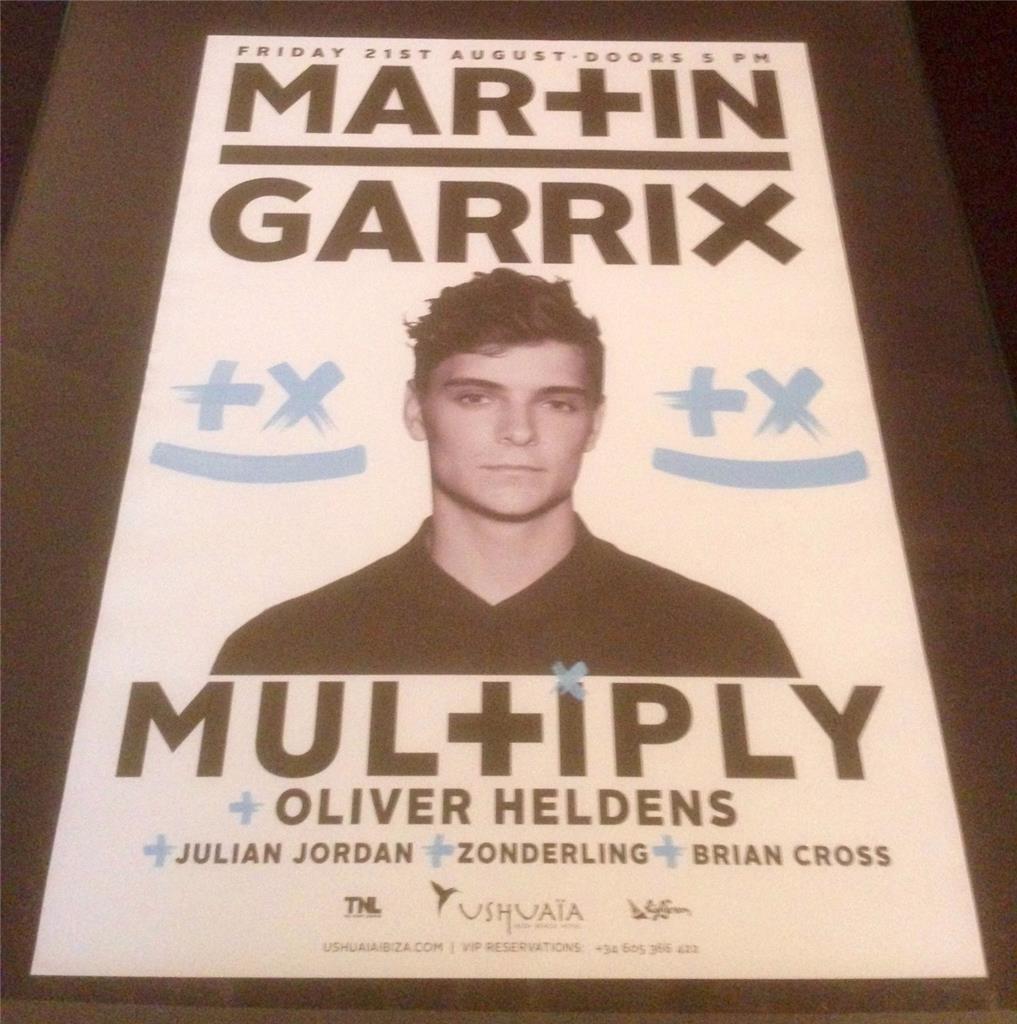 MARTIN GARRIX 2015 MULTIPLY @ USHUAIA BEACH HOTEL - IBIZA CLUB POSTERS - EDM DJ - Picture 8 of 9