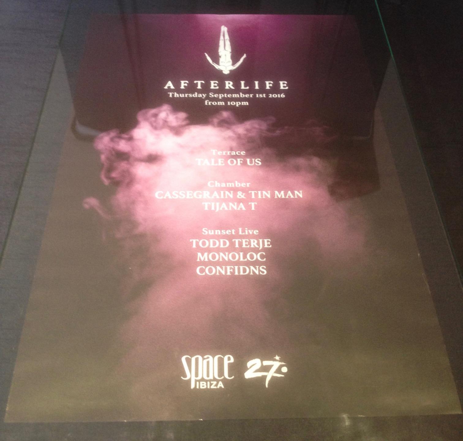 AFTERLIFE 2016 TALE OF US @ SPACE SPACE - IBIZA CLUB POSTERS - DJ TECHNO MUSIC - Picture 10 of 13
