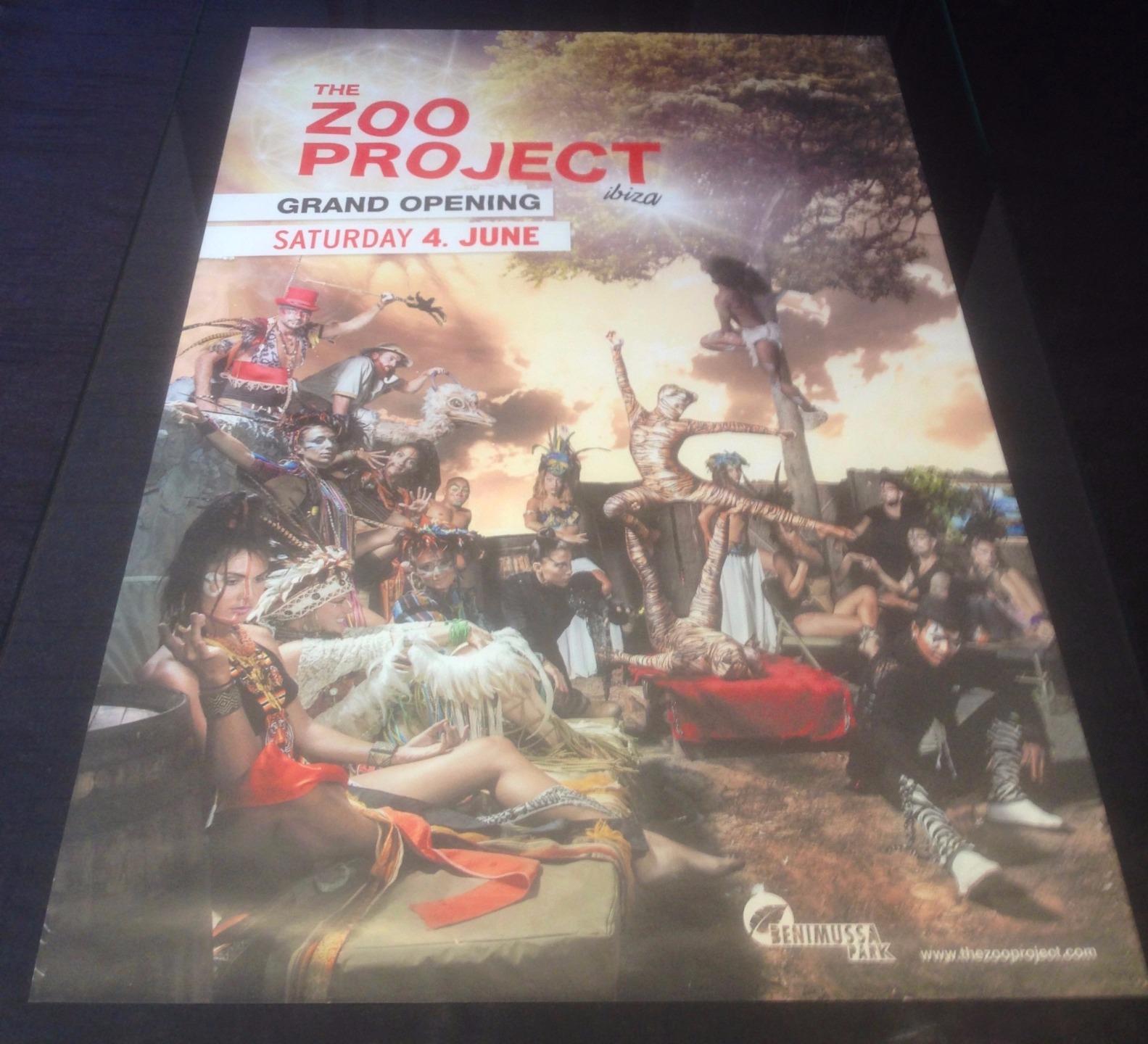 THE ZOO PROJECT 2016 @ GALA NIGHT BENIMUSSA PARK - IBIZA CLUB POSTERS - ANIMALS - Picture 2 of 18