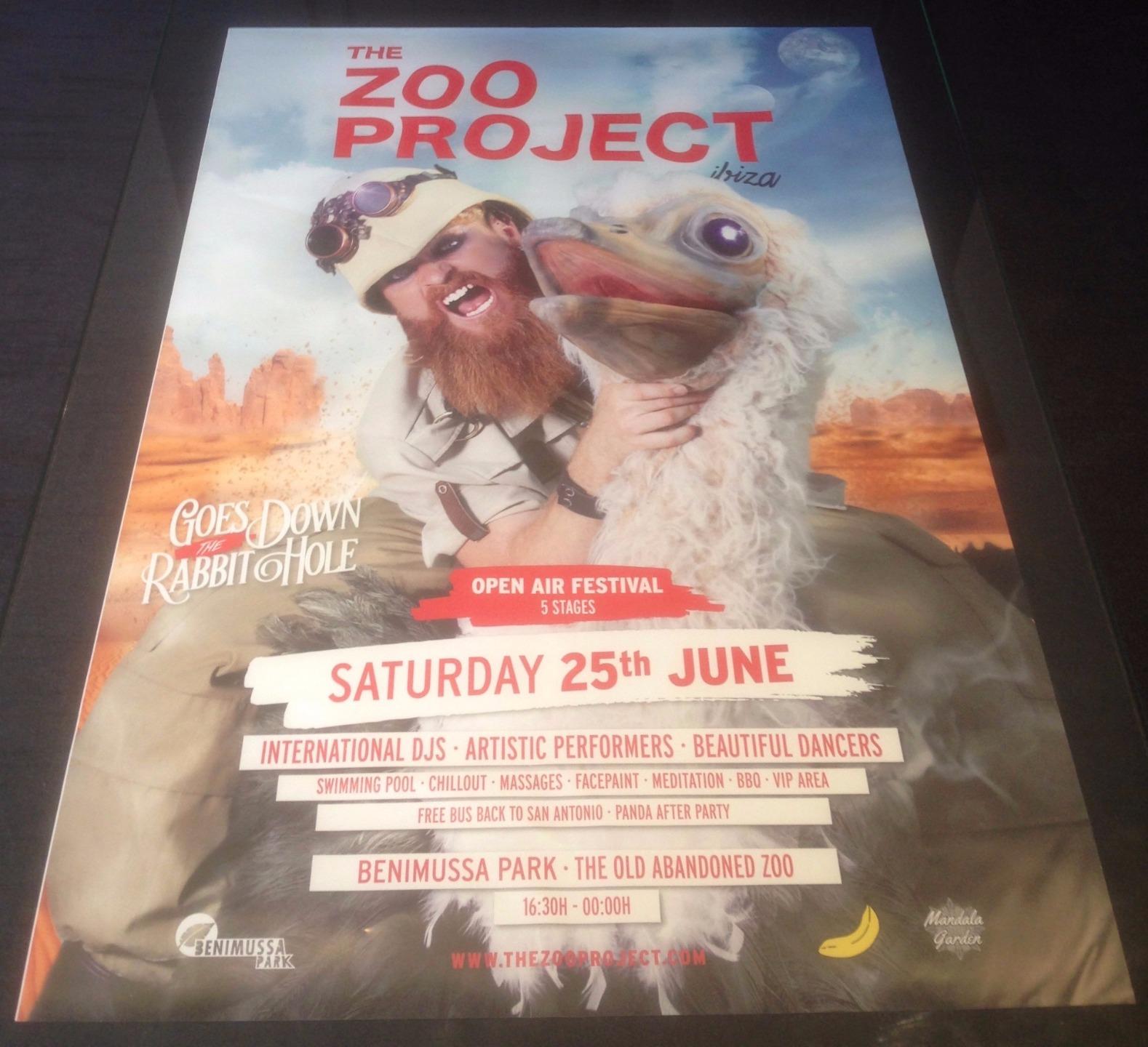 THE ZOO PROJECT 2016 @ GALA NIGHT BENIMUSSA PARK - IBIZA CLUB POSTERS - ANIMALS - Picture 5 of 18
