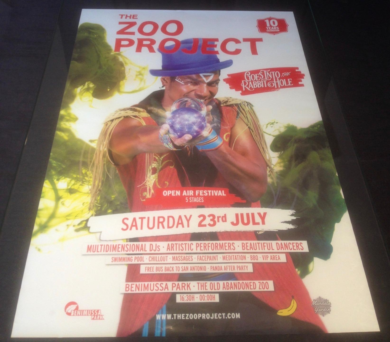 THE ZOO PROJECT 2016 @ GALA NIGHT BENIMUSSA PARK - IBIZA CLUB POSTERS - ANIMALS - Picture 9 of 18