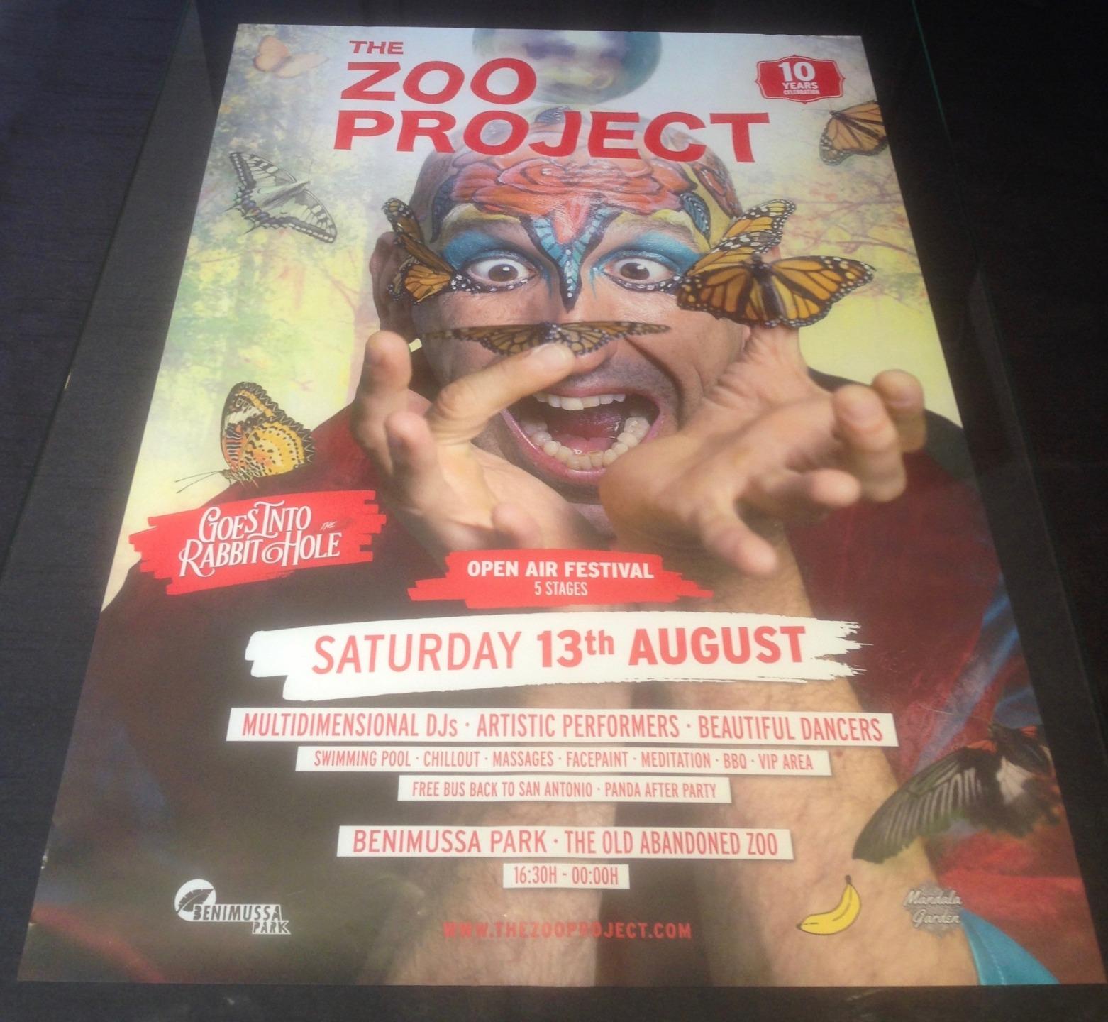 THE ZOO PROJECT 2016 @ GALA NIGHT BENIMUSSA PARK - IBIZA CLUB POSTERS - ANIMALS - Picture 12 of 18