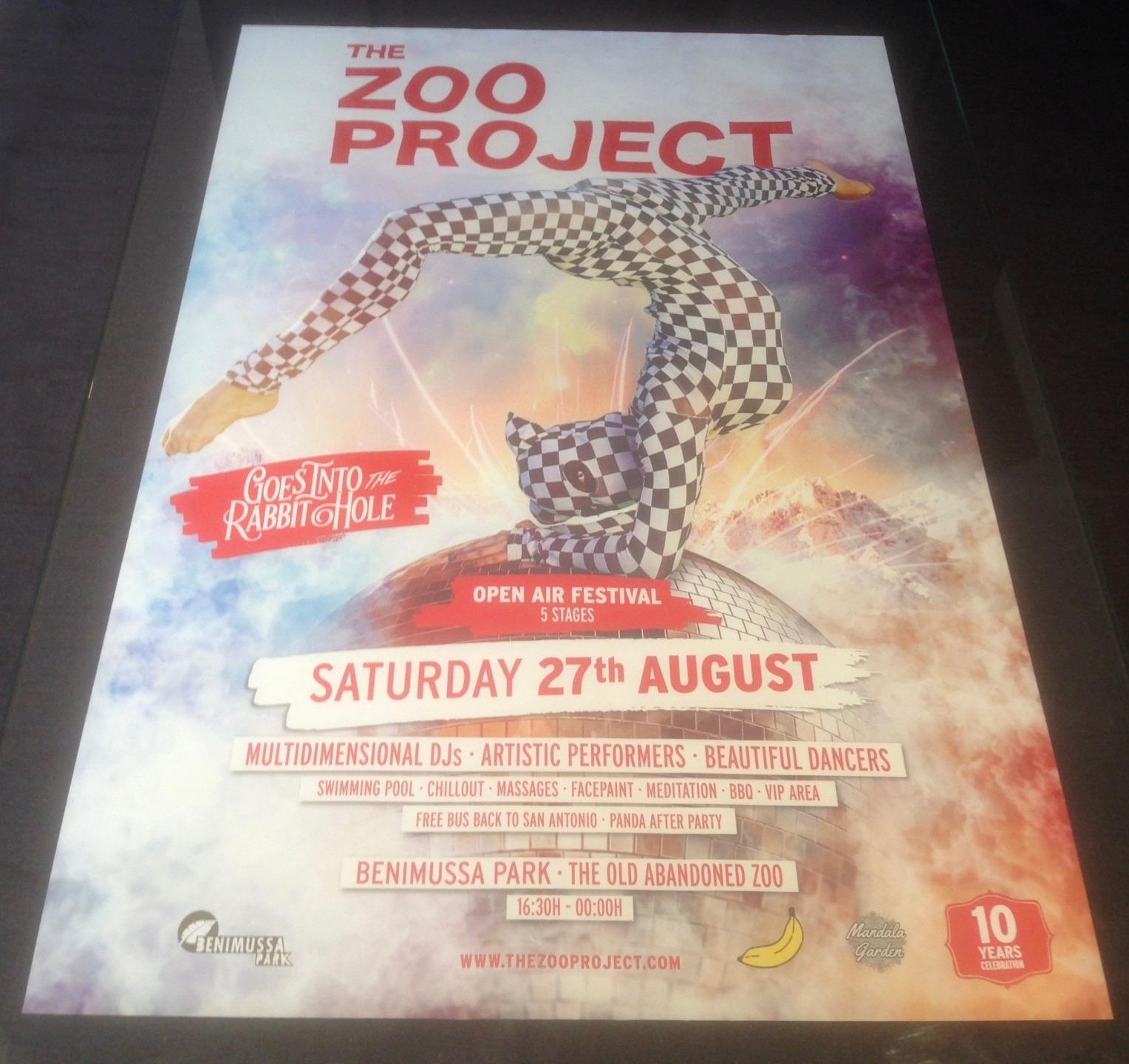 THE ZOO PROJECT 2016 @ GALA NIGHT BENIMUSSA PARK - IBIZA CLUB POSTERS - ANIMALS - Picture 15 of 18