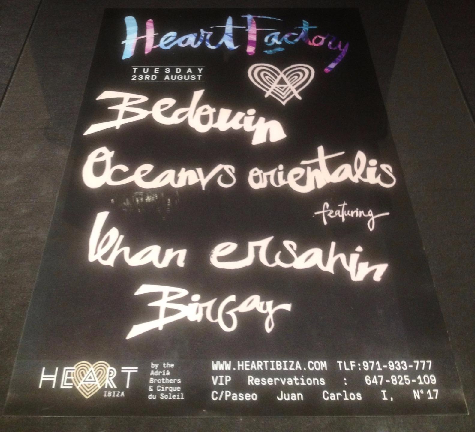 OPENING / CLOSING / OTHERS 2016 @ HEART NIGHTCLUB - IBIZA CLUB POSTERS - DJ - Picture 9 of 13