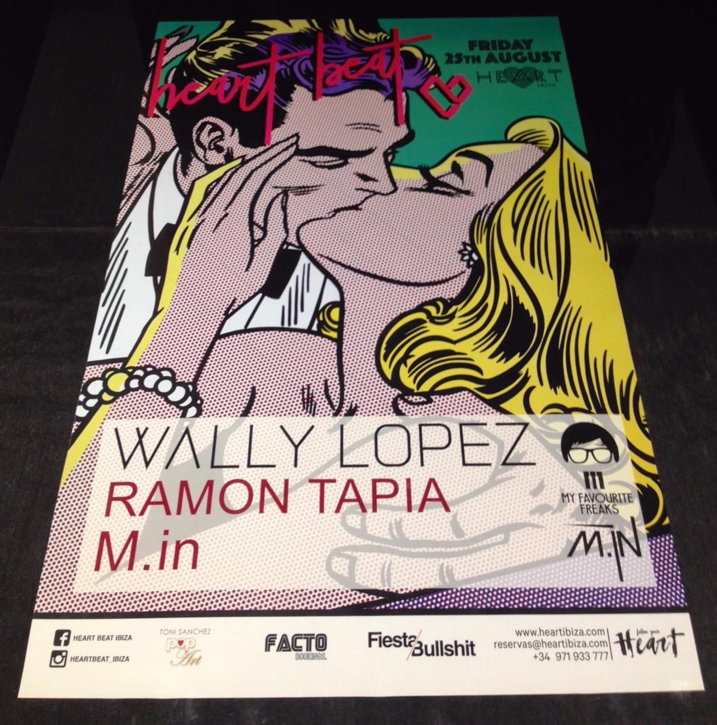HEART BEAT 2017 @ HEART NIGHTCLUB - IBIZA CLUB POSTERS - DJ DEEP HOUSE MUSIC - Picture 8 of 9