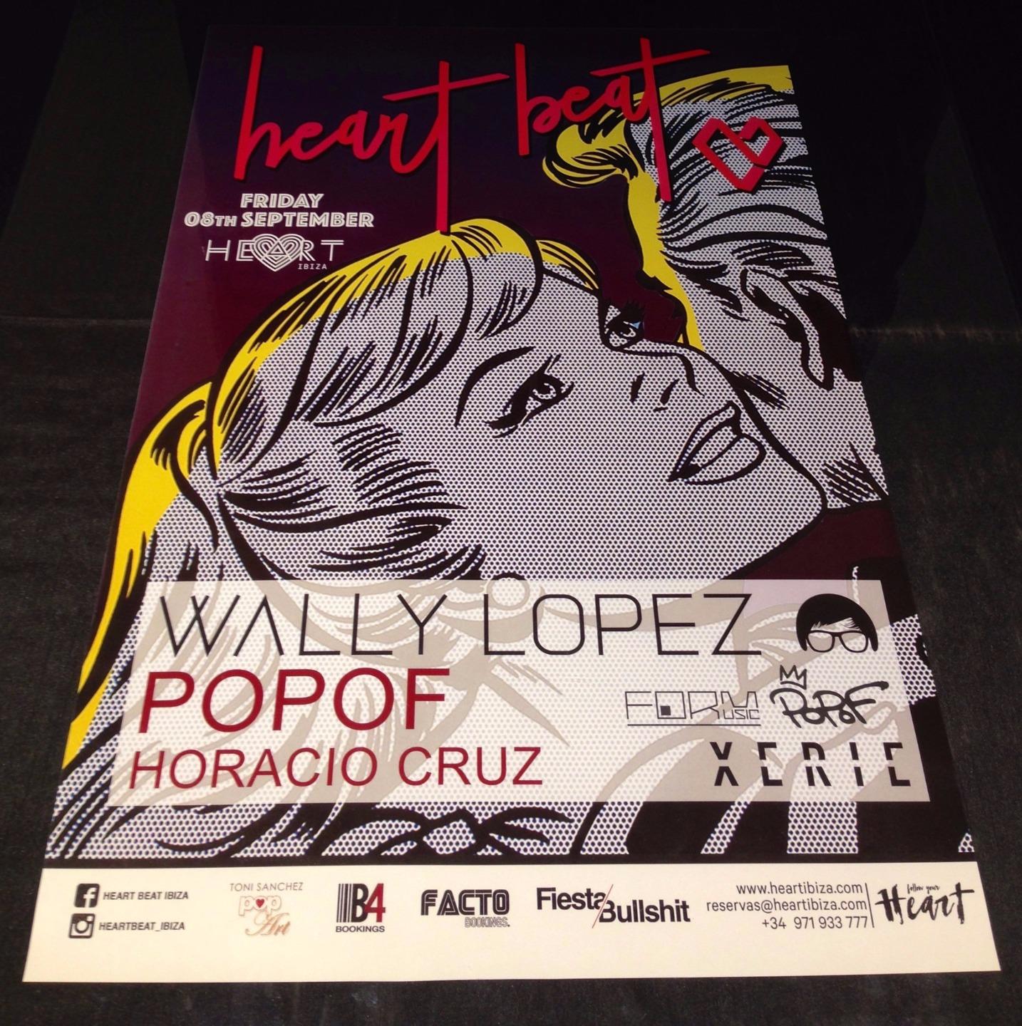 HEART BEAT 2017 @ HEART NIGHTCLUB - IBIZA CLUB POSTERS - DJ DEEP HOUSE MUSIC - Picture 9 of 9